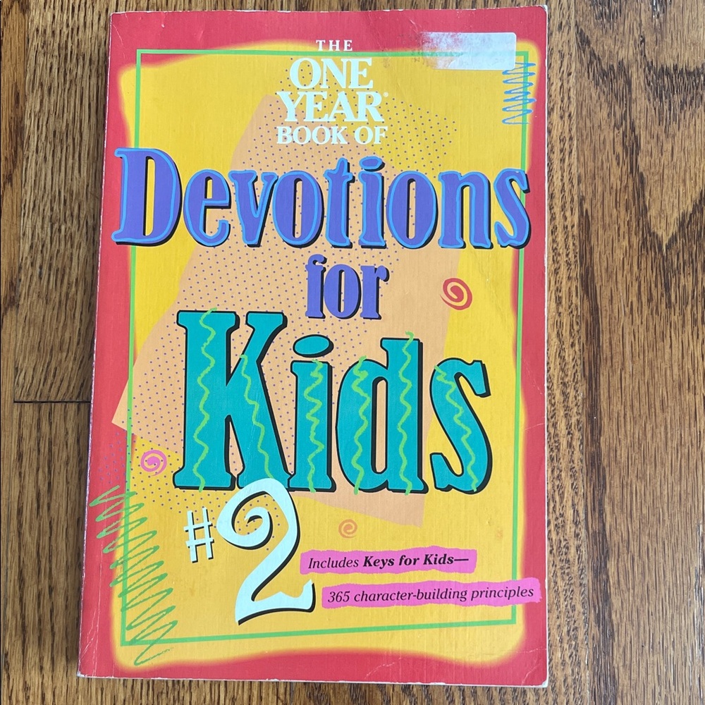 The One Year Book of Devotions for Kids #2 - Vibrant Edition